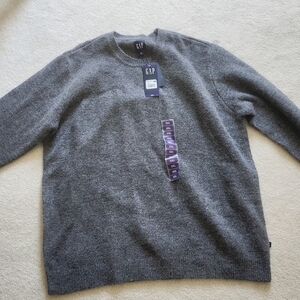 GAP Men's Charcoal Crewneck Sweater